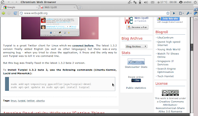 chromium ubuntu netbook edition