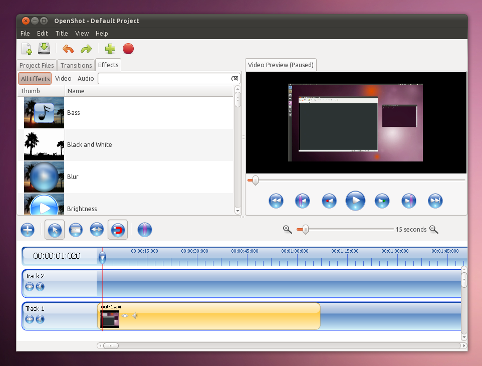 OpenShot  (Video Editor) Released With 3D Animated Titles, DVD Export  ~ Web Upd8: Ubuntu / Linux blog