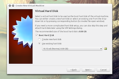VirtualBox hard disk