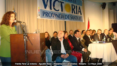 Silvia Gómez - HUMANISTA - fue la primer oradora de los candidatos a Diputados Nacionales