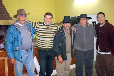 Los asadores y sus aprendices, marcelo y Agustín