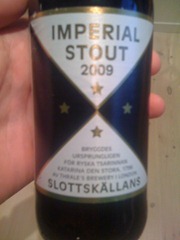 Slottskällans Imperial Stout 2009