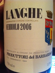 Prudittori del B langhe Nebbiolo 06