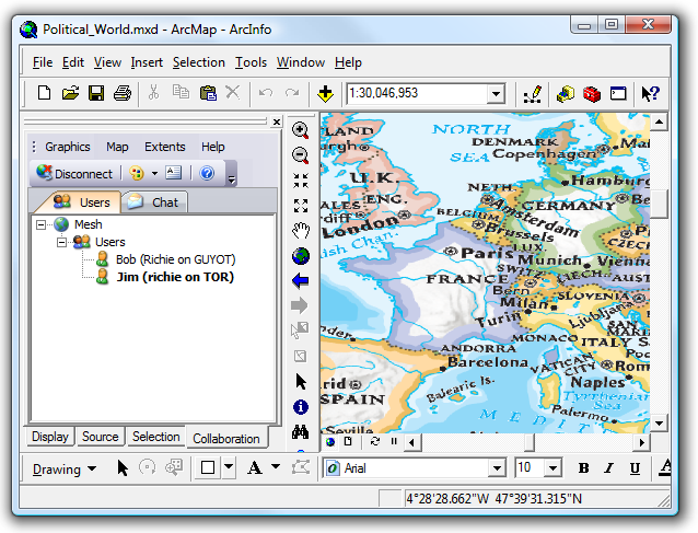 G2G for ArcGIS Desktop - Connected to the Mesh