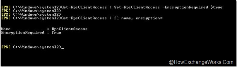 Set RPC Encryption to true in 2010 SP1