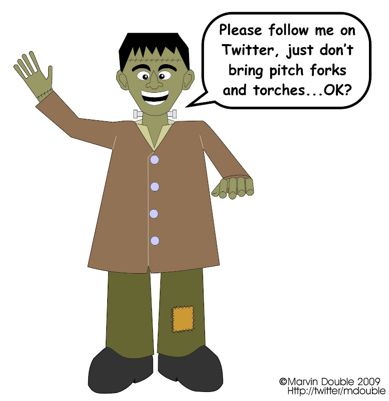 Twitter Frankenstein cartoon goes here