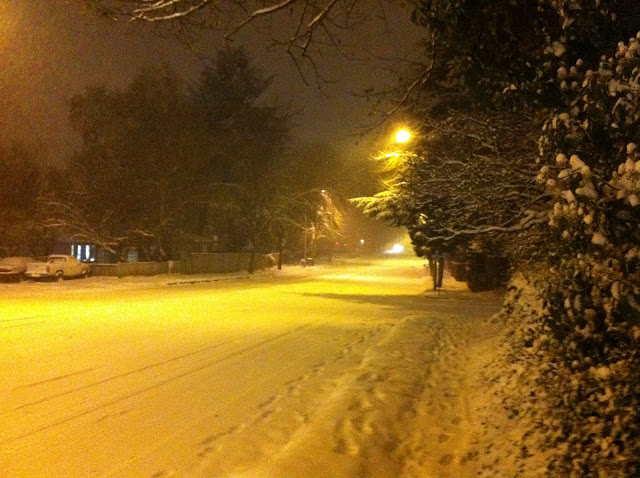 walking home