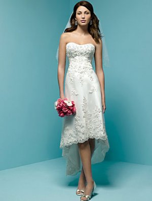 Beach Wedding Gown Lace Dot Beach Wedding Gown Lace Dot