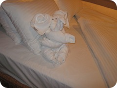 My fav towel creation... an elephant