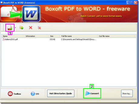 Boxoft PDF to Word