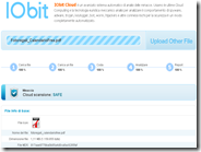 IObit antivirus online per la scansione dei file