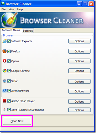 Browser Cleaner
