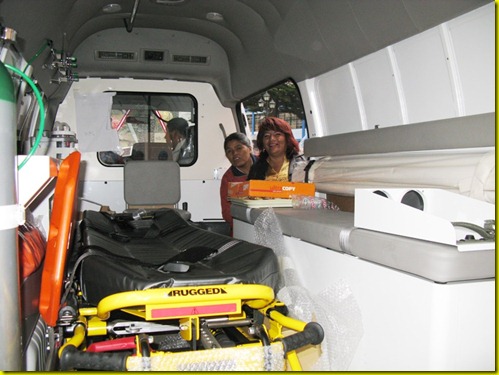 las ambulancias están totalmente equipadas y adaptadas para la provincia de huarochirí