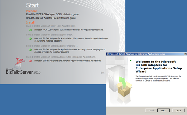 Adapter Pack BizTalk 2010 Figuur 7