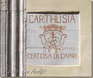 Ciao Amalfi Coast Blog Certosa San Giacomo Sign2