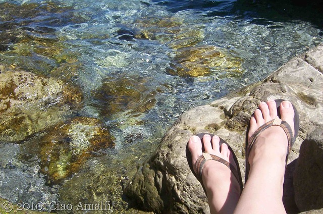 [Ciao Amalfi Coast Blog Santa Croce feet[7].jpg]