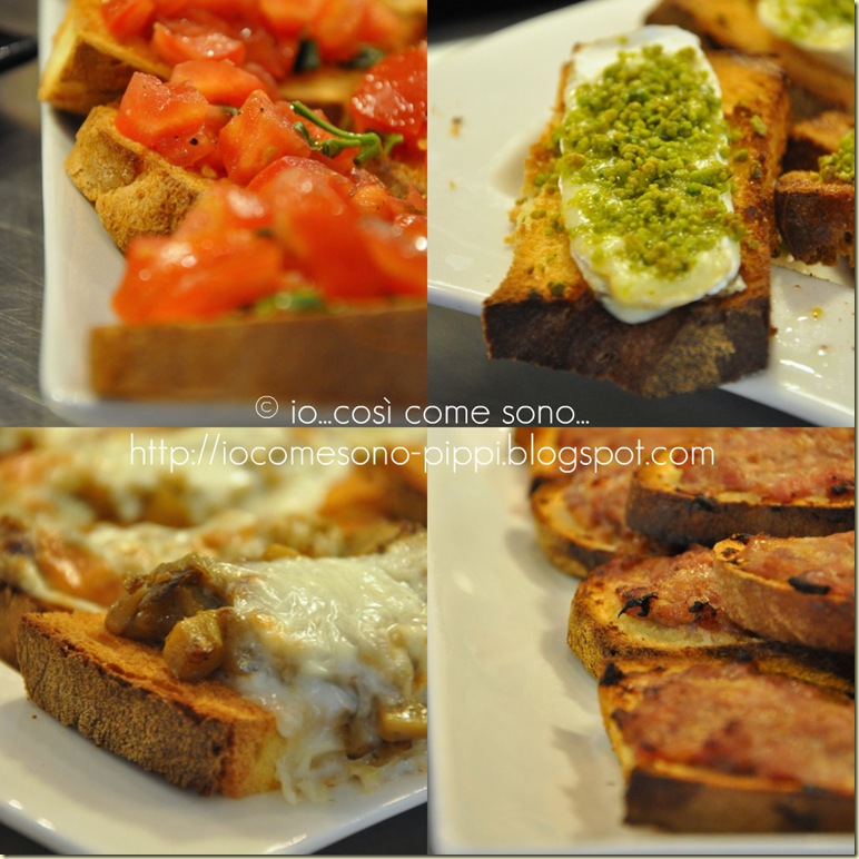 Collage bruschette