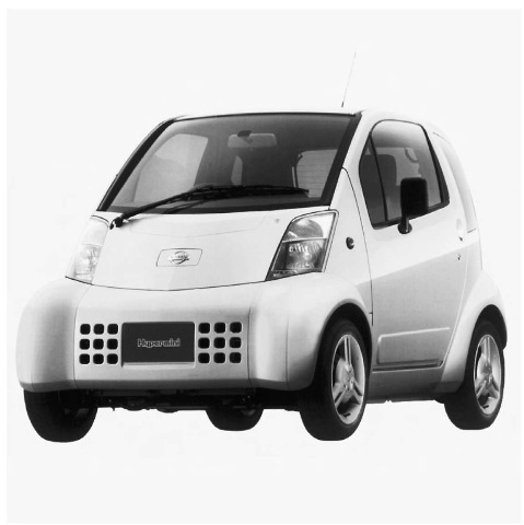 One of the uses of lithium is in batteries. The Nissan Hypermini is an electric vehicle powered by a lithium battery. 