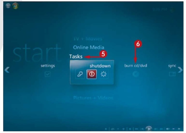 WINDOWS MEDIA CENTER: Burn Digital Video to a DVD