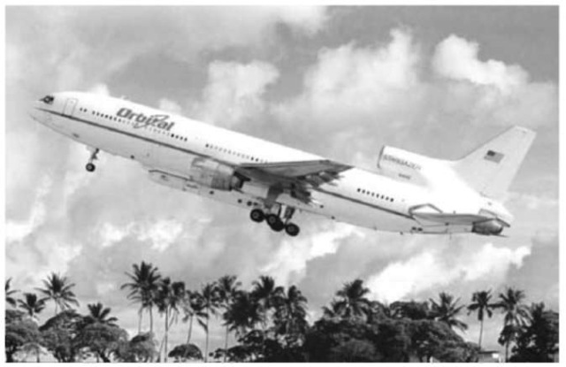 L-1011 aircraft taking off with Pegasus. This figure is available in full color at http://www.mrw.interscience.wiley.com/esst.