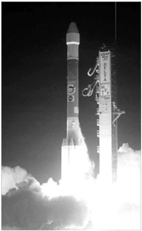 Mars Pathfinder launch onboard a Delta II on December 4, 1996.