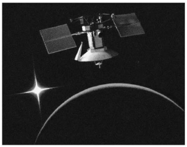  The Magellan spacecraft was carried into Earth orbit by the Space Shuttle Atlantis and was propelled to Venus by a solid-fuel motor. Entering orbit in late 1990, Magellan pierced Venus' veil of swirling clouds, mapped its surface with its imaging radar, and dramatically improved upon the mapping resolution of orbiters that the United States and the Union of Soviet Social of Republics sent in the 1970s and early 1980s. Flight controllers tested a new maneuvering technique called aerobraking that uses a planet's atmosphere to slow a spacecraft. At mission end in 1994, Magellan's orbit was lowered a final time, and it plunged to the planet's surface; contact was lost the following day.