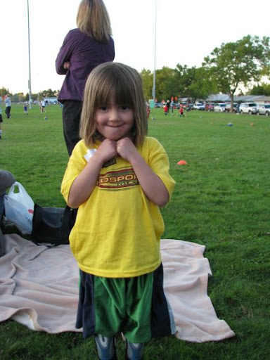 The soccer star. She told me she was brave. Of course this was after the 