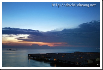 sunset at port diction