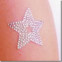 SGJ112 Diamond Tattoo - star lg