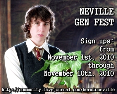 Neville Longbottom Gen Fest: Click here to sign up