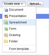 สร้าง Worksheet ด้วย Google Docs