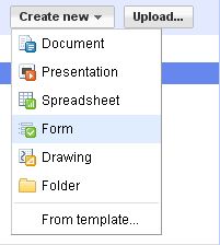 สร้าง Form กรอกข้อมูลด้วย Google Docs