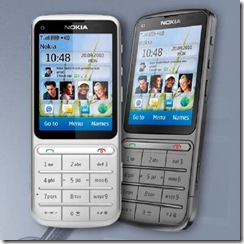 โนเกีย - Nokia C3-01 มือถือทรงแท่งจอสัมผัส