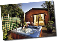 Relax and Unwind in the Private Hot Tubs