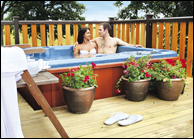 Relaxing Private Hot Tubs