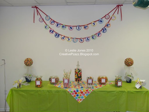 candy buffet table. the candy buffet table as