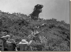 Gojira Godzilla appears