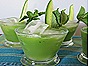 Cucumber-Lime-Mint Cocktails
