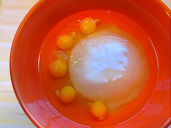 A Cake in the Making - Eggs, Sugar & Oil
