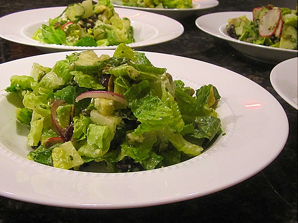 Salads with all sorts of good things