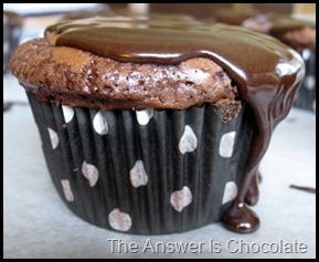 Frosted Brownie Cupcake Side