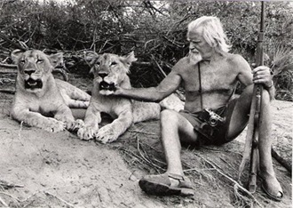 GeorgeAdamson_2LionsRubChin_400