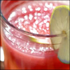 Thumbnail image for Recipe: Strawberry-Watermelon Agua Fresca