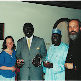  &ndash; Vicki Hicks, President Kuffour of Ghana, his vice president and Fr. Seraphim