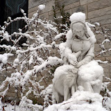  &ndash; Garden Statue of St. Clare....(C) Grace Church 2008