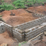  &ndash; (1 August 2007)_erection of the Nazareth House Kabala School... © 2007 NHA photos, J Mansaray