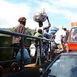  &ndash; © 2007NHA photos...James jumping down to the car deck of the ferry before we arrive in Freetown