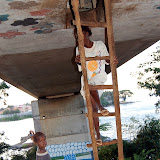  &ndash; The son climbs the ladder.......© 2007 NHA photos