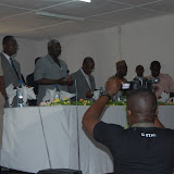  &ndash; The President gives a speech in Kabala at an opening of a bank. .....© 2008 Nazareth House Media; all rights reserved