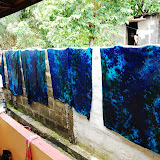  &ndash; Drying panels of material for the Student Uniforms for the NHA Kabala School...Nazareth House Media Photos, July 2008